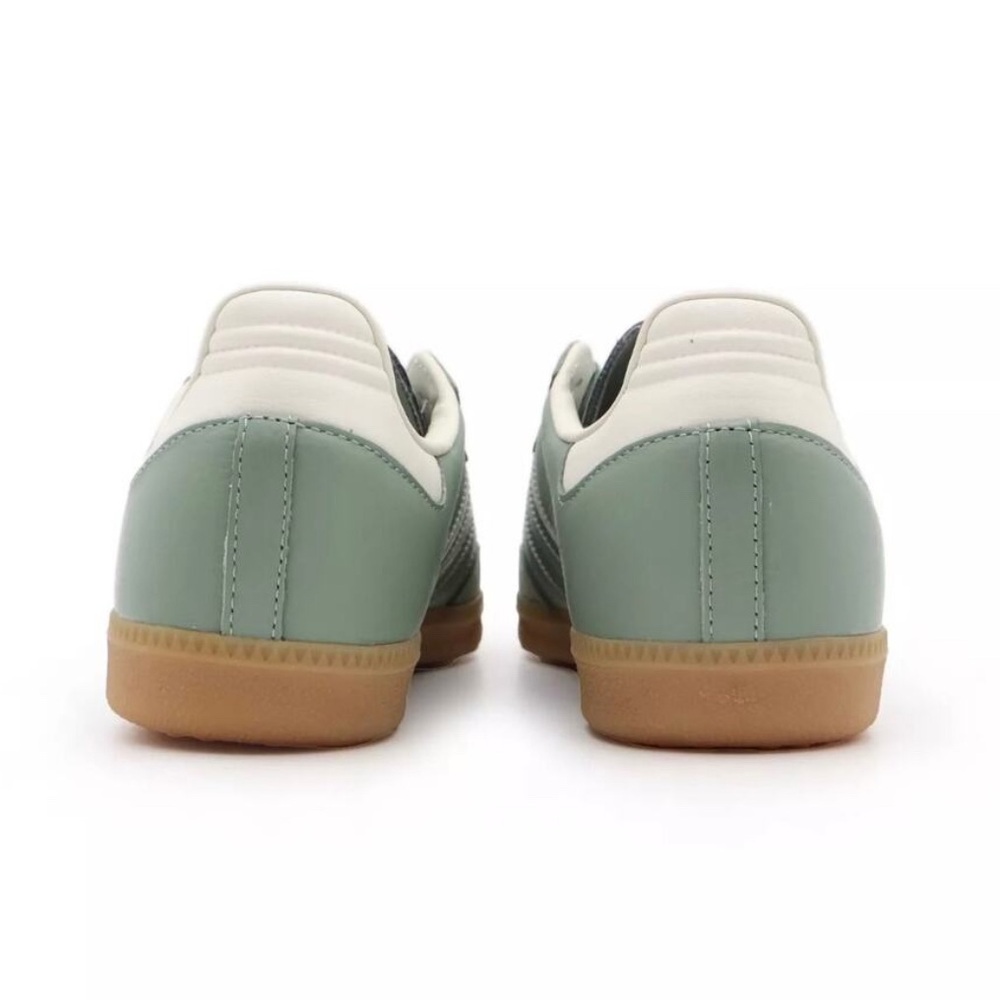 NEW! Adidas Samba OG Silver Green Gum Special Sneaker Women’s US Size 8 - Picture 6 of 10